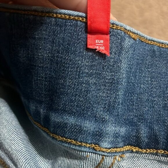 Spanx SPANXshape‎ EveryWear Cropped Wide Leg Pull-On Jeans Patch Pocket 3X (26) - Picture 9 of 10